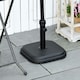 image 2 of Outsunny 11kg Concrete Square Garden Parasol Base Holder for Table Umbrella
