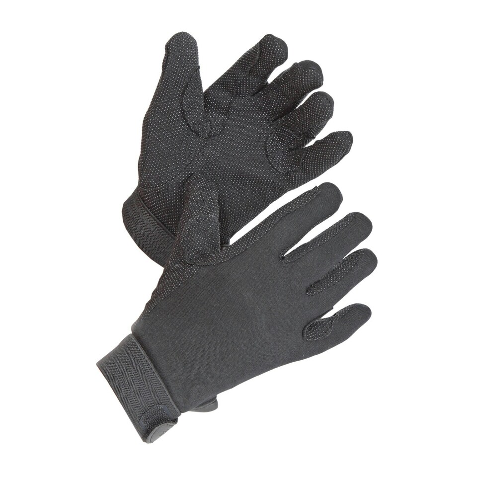 image 1 of Shires Unisex Adult Newbury Gloves - Black - M | Black | M