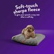 image 3 of Paws for Slumber Sherpa Pet Bed Cover, Light Grey, Small
