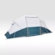 image 2 of Decathlon 4-person, 2-bedroom camping tent, Arpenaz 4.2, Fresh & Black