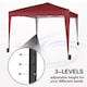 image 6 of MCC Direct Gazebo 3x3 Pop up Red | Red | Red