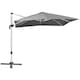 image 1 of Outsunny 3 x 3(m) Cantilever Roma Parasol Garden Umbrella with Base