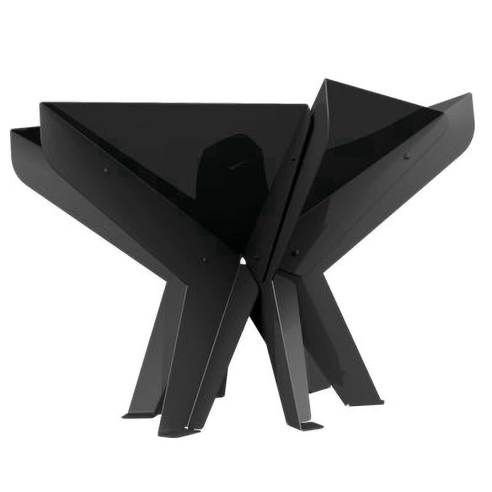 image 1 of Primrose Black Steel Round Outdoor Fire Pit Bowl 68cm