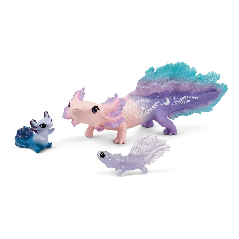 image 1 of SCHLEICH Bayala Axolotl Discovery Set Toy Playset