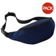 image 1 of Bagbase Adjustable Belt Bag (2.5 Litres) (Pack of 2) - French Navy - One Size Blue