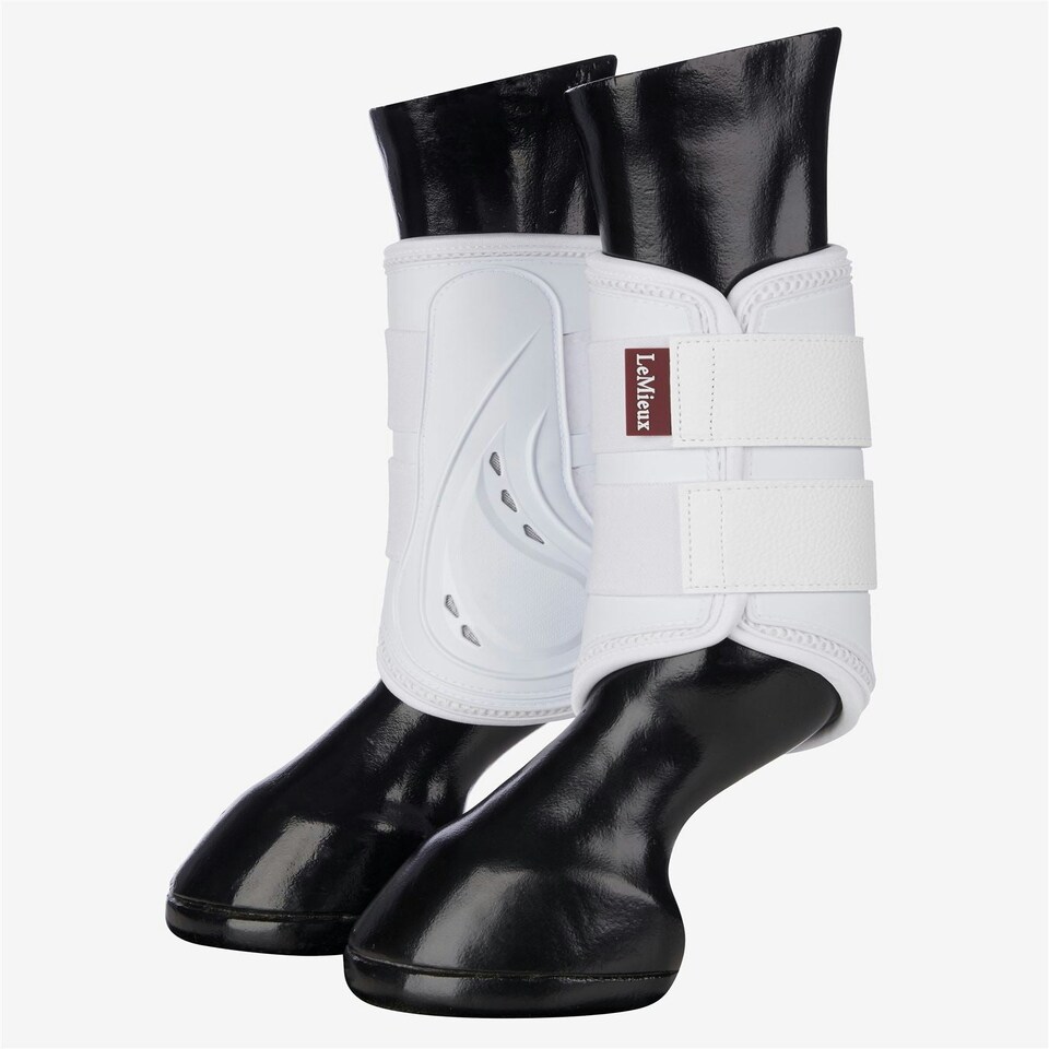 image 1 of LeMieux ProShell Brushing Boots White | Medium