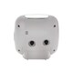 image 5 of Hometime Square Alarm Clock - Sweep/Light/Snooze - White White