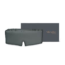 Silk Addict 100% Mulberry Silk Sleep Mask – Charcoal | Grey | 1