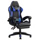 image 1 of Rattantree Ergonomic Gaming Chair Massage Lumbar Footrest Leather Swivel 150 Kg Capacity