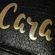 image 2 of Personalised Black Leather Purse Black