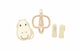 image 2 of Matchstick Monkey Teething Starter Set Gigi Giraffe