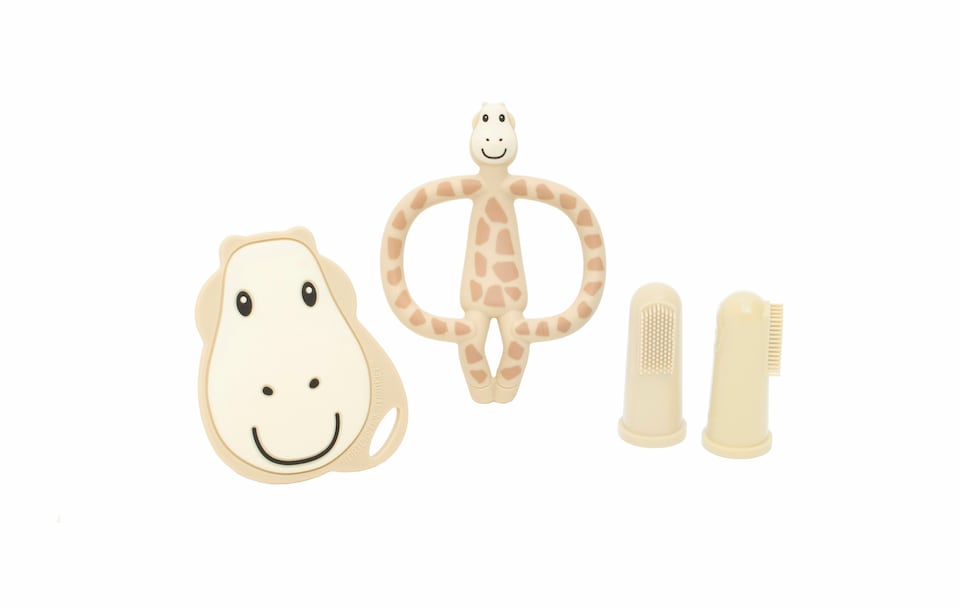 image 1 of Matchstick Monkey Teething Starter Set Gigi Giraffe