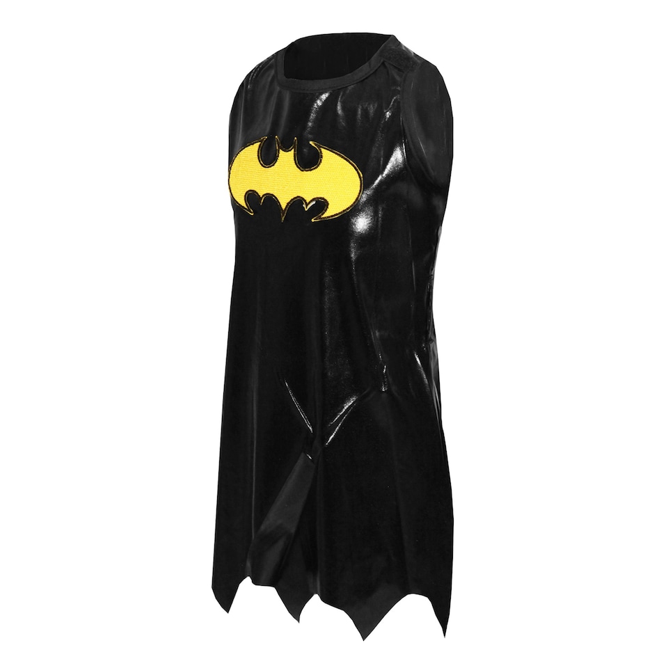 image 1 of Batman Childrens/Kids Deluxe Batgirl Costume - Black/Yellow - S S