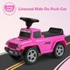 image 8 of COSTWAY Licensed Jeep Ride On Car Toddler Foot-to-Floor Pink