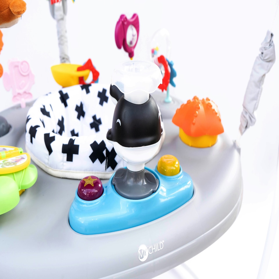 image 1 of Mychild® Jumpabout Animal Kingdom, Grey