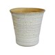 image 8 of Vallo Reactive Glaze Tapered Planter Cream