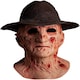 image 1 of Freddy Krueger Mask with Hat - A Nightmare on Elm Street 4: The Dream Master Multi | brown