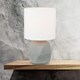 image 4 of Set of 2 Wilson - Concrete Lamps | Grey | White | Medium | 2