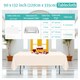 image 2 of 1pc Rectangle Tablecloth Premium Polyester Tablecover - 90 x 132 Inch