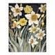 image 3 of Dark Daffodils Bloom Spring Floral Living Room Black Framed Wall Art Print A4