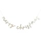 image 2 of Glitter 'Merry Christmas' Card Banner 2m