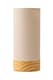 image 1 of ValueLights Elsa Natural Bamboo Fabric Wooden Table Lamp & Bulb | Brown