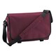 image 1 of Bagbase Contrast Detail Messenger Bag - Burgundy - One Size Purple