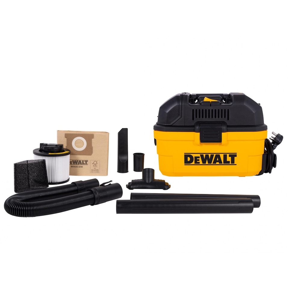 image 1 of Dewalt Vacuum Dxv15ta Wet & Dry Toolbox Vacuum 1100w 240v (UK Plug) | Multi | Multi Colour | One Size | 1