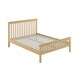 image 4 of Pitlochry Solid Wooden Oak Shaker Style Bed Frame (King) | Brown | Oak | King