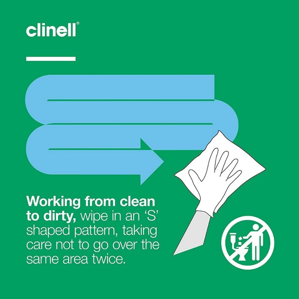 image 1 of Clinell Universal Wipes Sanitising Surface Cleaning x 200