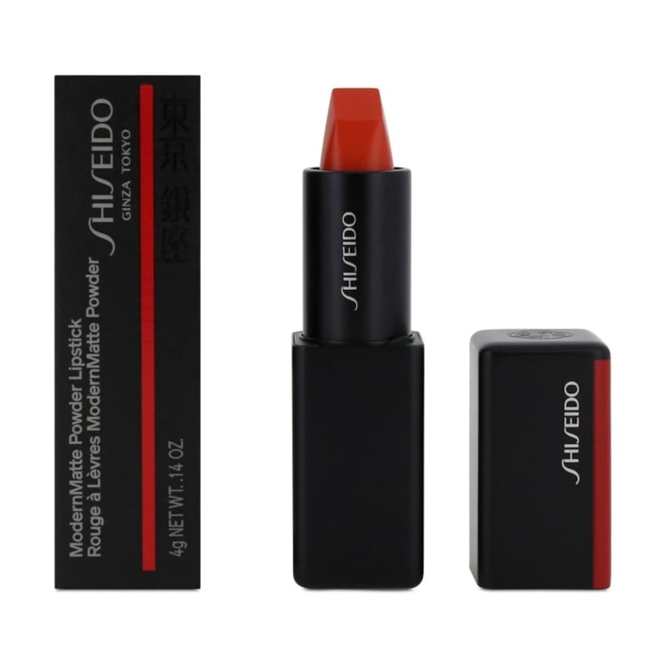 image 1 of Shiseido Modern Matte Powder Coral Red Lipstick 528 Torch Song N/A