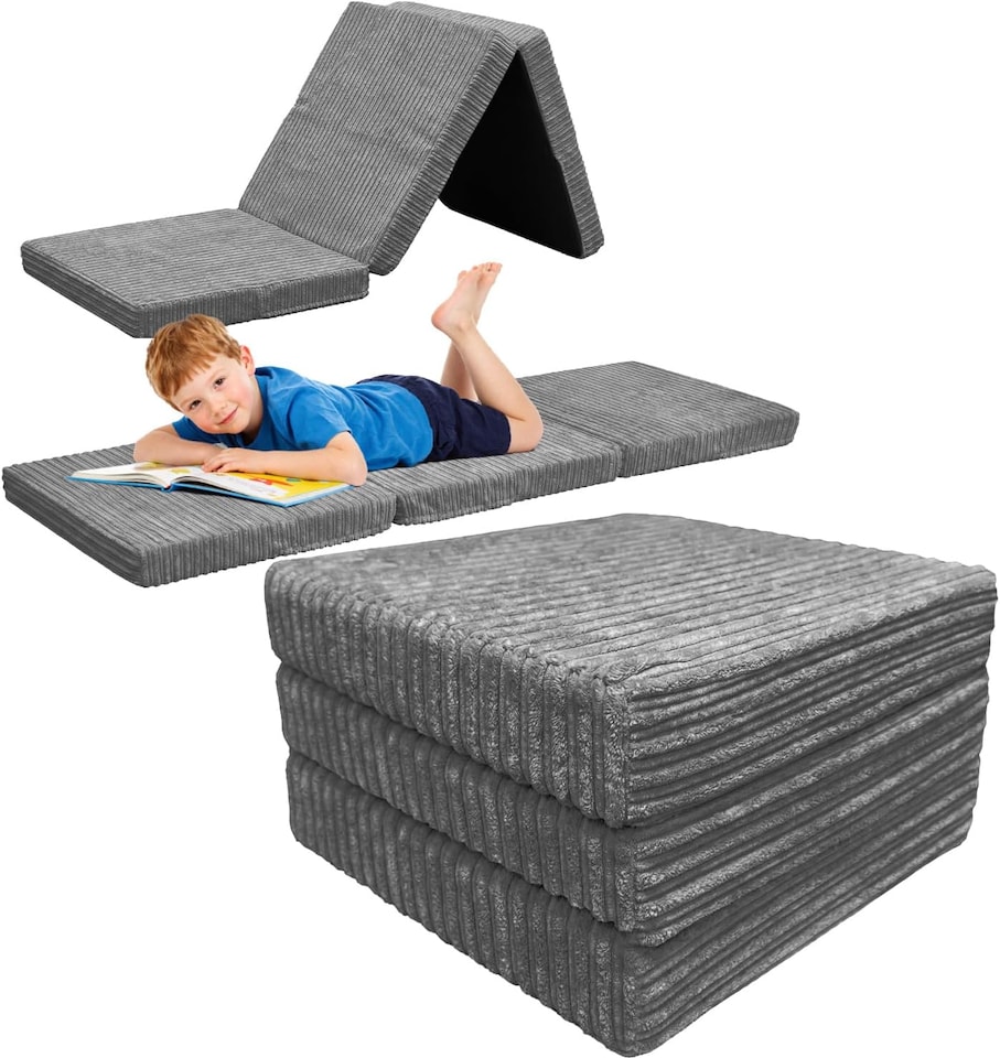 image 1 of Cord Tri-Fold Mattress Z Bed Futon Sofa Chair Mattress