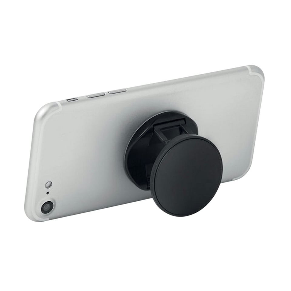 image 1 of MidOcean Dot Round Mobile Phone Holder - Black - One Size