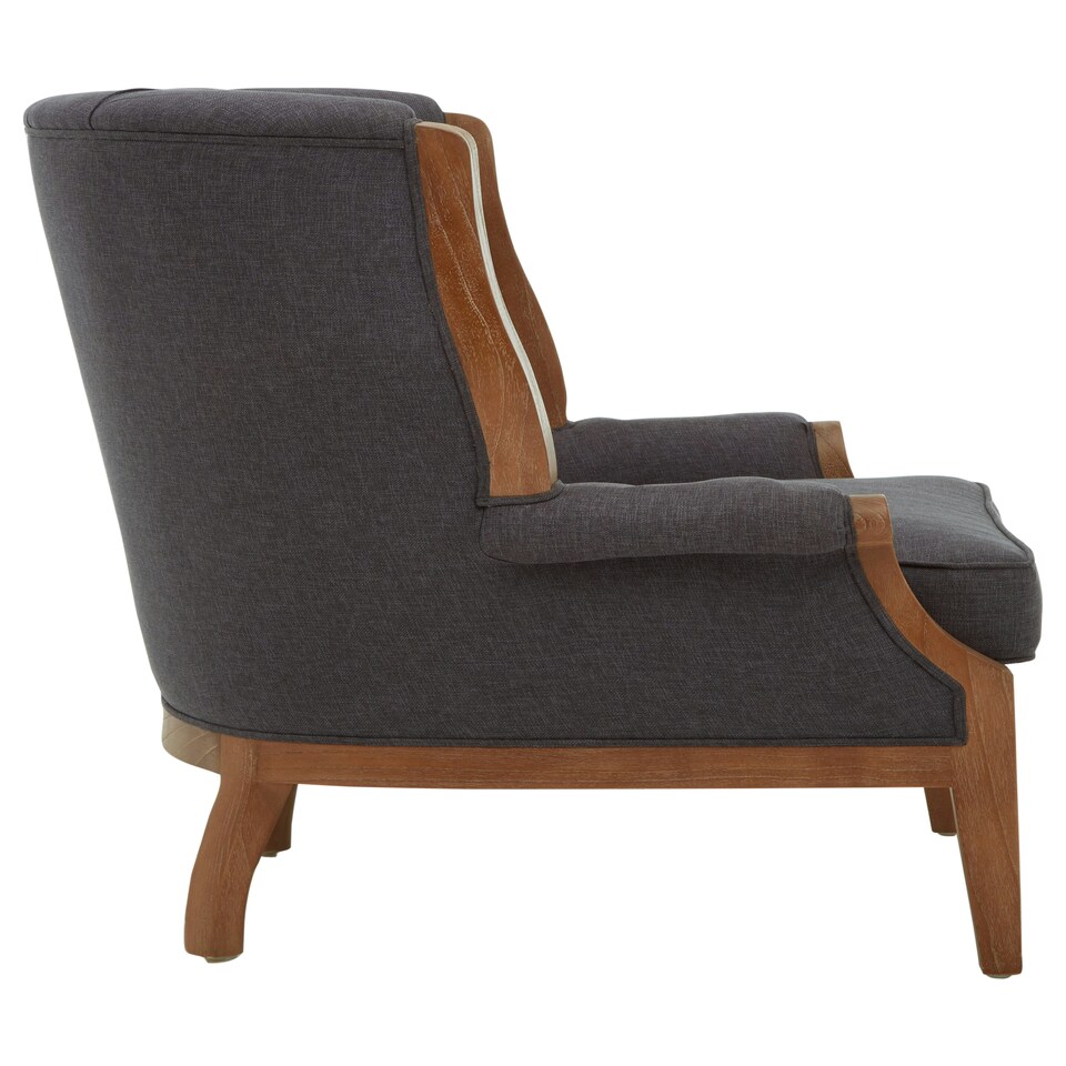 image 1 of Interiors by Premier Cabra Graphite Chair Grey