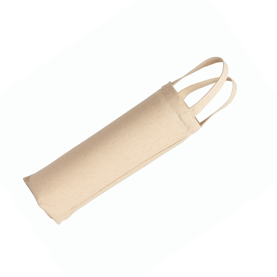 image 1 of Nutshell Premium Plain Canvas Recycled Bottle Bag - Natural - One Size | Cream