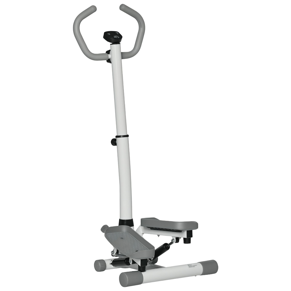 image 1 of HOMCOM Adjustable Twist Stepper Step Machine For Home Gym Aerobic Workout