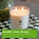 image 3 of Nicola Spring Soy Wax Scented Candles - 400g - Pumpkin Spice - Pack of 3 Clear