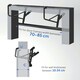 image 7 of SPORTNOW Pull Up Bar Doorway, Push Up Stand w/ Resistance Bands, Blue