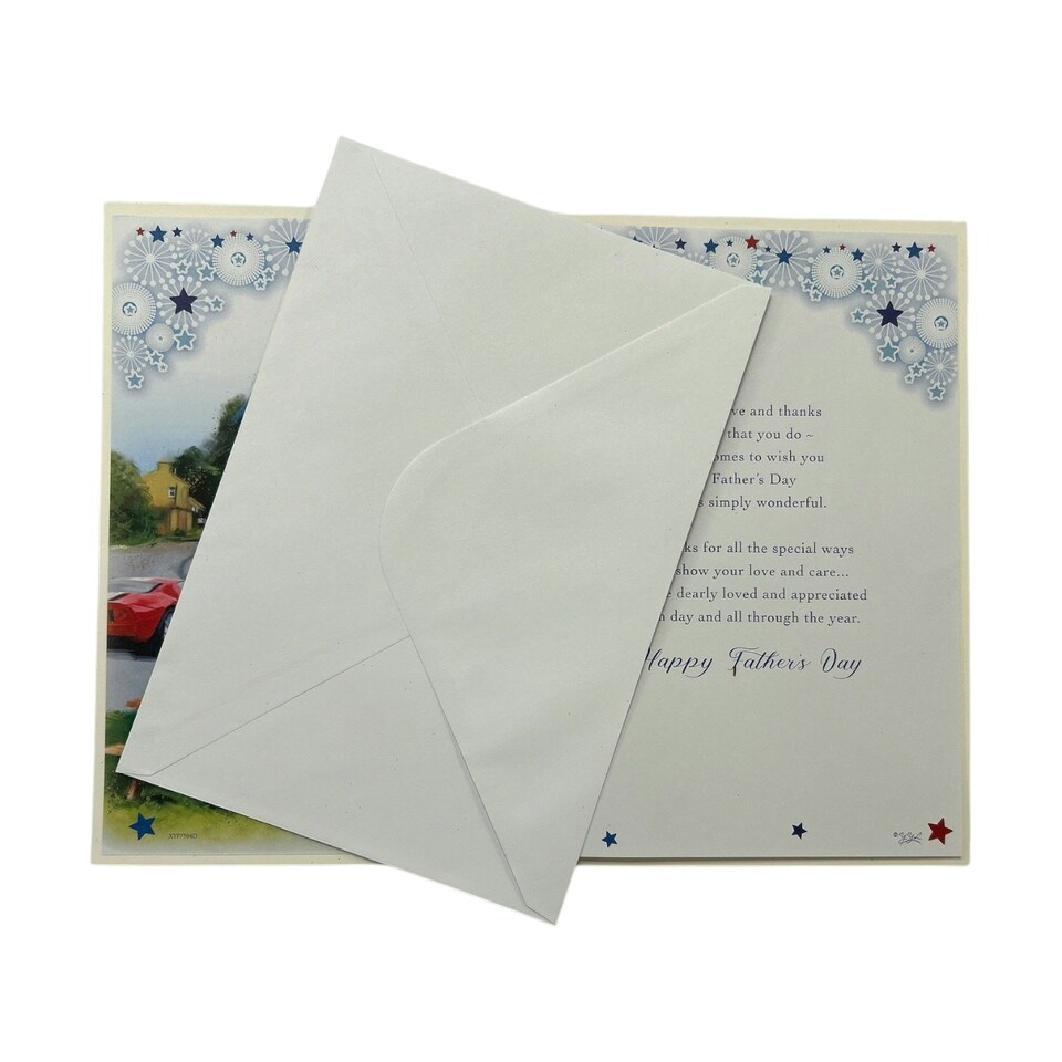 image 1 of To My Husband Beautiful House Design Father's Day Card