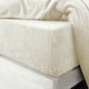 image 1 of Velosso Teddy Fleece Warm and Cosy Fitted Sheet Cream | Cream | Single