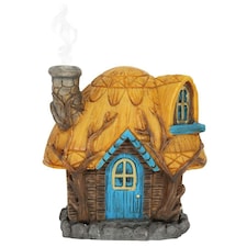 Lisa Parker Buttercup Cottage Incense Holder - Brown/Yellow/Blue - One Size