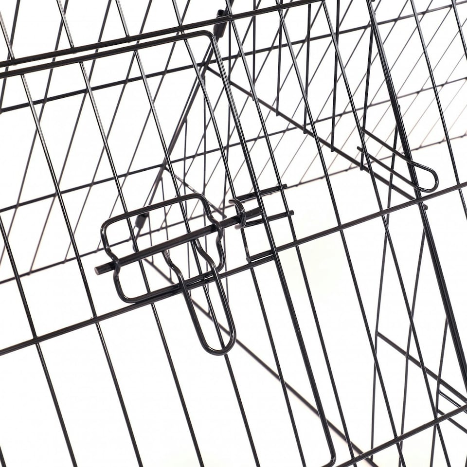 image 1 of Oypla 48" Metal Triangle Rabbit Guinea Pig Pet Hutch Run Cage Playpen