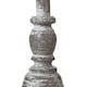 image 2 of Antia Stem Flower Table Lamp with Linen Shade - Wood - L9 x W9 x H29 cm - White White