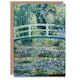 image 1 of Claude Monet Art Card Water Lilies and Japanese Bridge