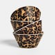 image 1 of OHS Summer Print Plastic Picnic Bowls Set of 4 Lightweight Outdoor