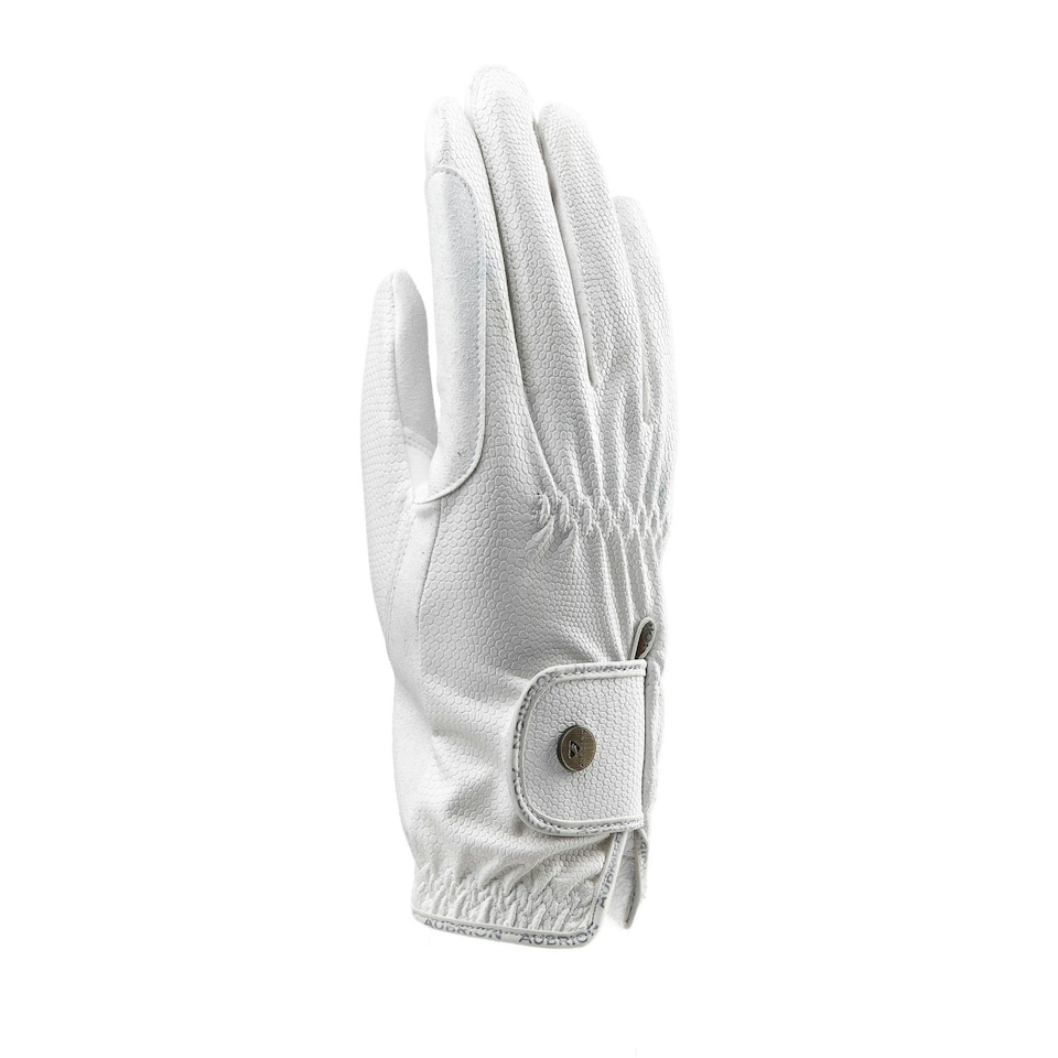image 1 of Aubrion Womens/Ladies Stadium Riding Gloves - White - XS White | XS
