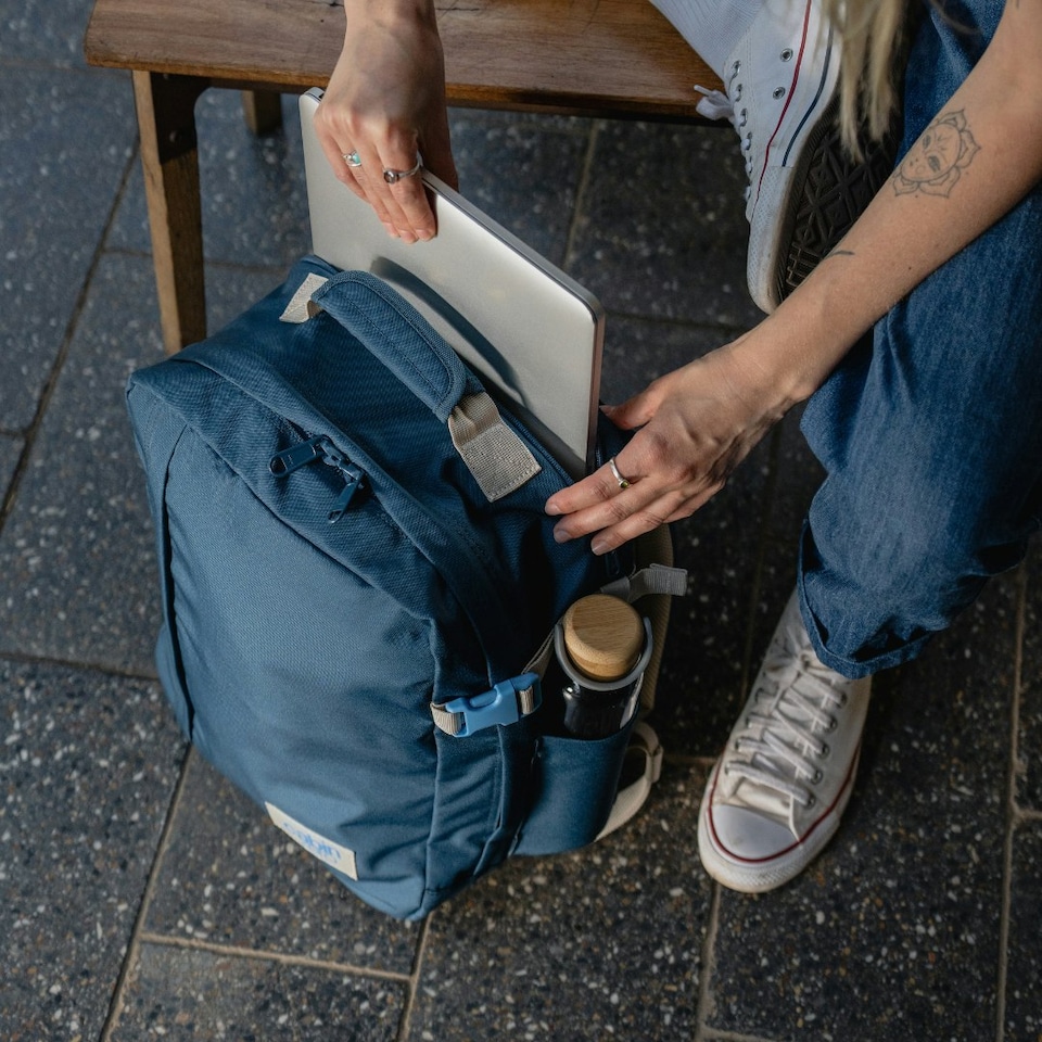 image 1 of Classic Tech Backpack 28L Blue Grotto Blue