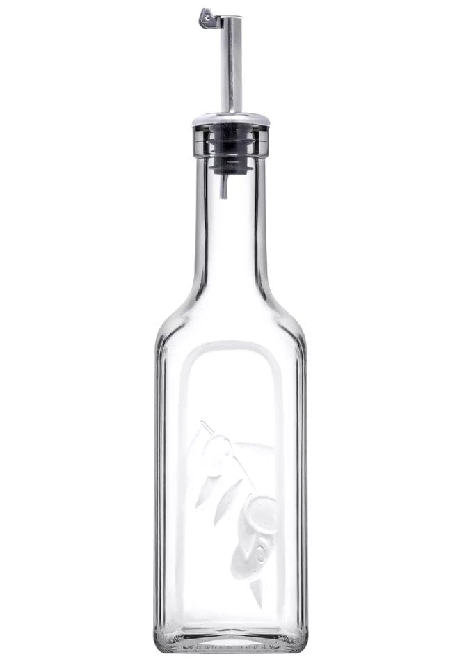 image 1 of 2-Pc Glass Oil & Vinegar Cruet Set - 345ml