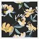 image 1 of Yellow flowers on green (Picutre Frame) White | XS