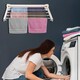 image 5 of Wall Mounted 70cm Airer Towel Drying Rack Extendable Fold Clothes Dryer UK